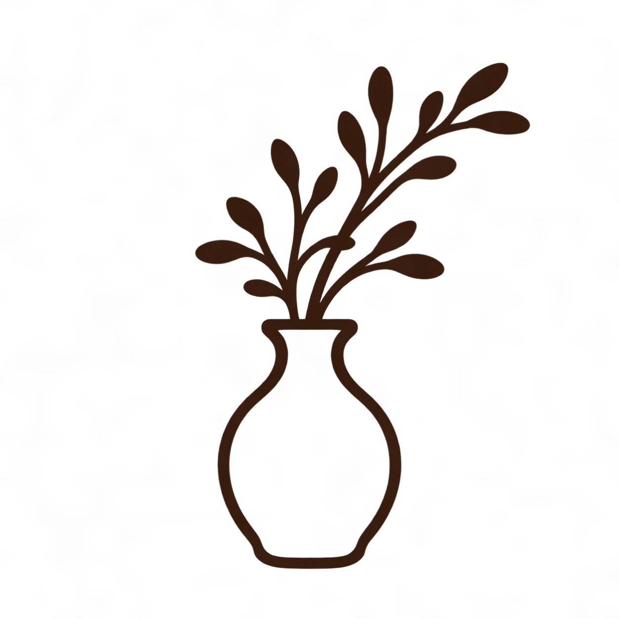 New Premium Picks botanical vase icon